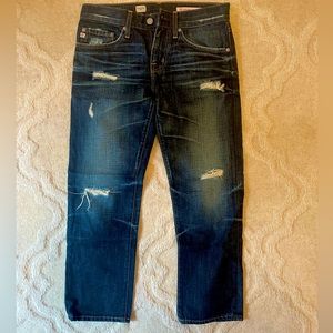 AG Boyfriend Cropped Jeans size 25